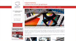 Desktop Screenshot of imprimeriegaillard.fr